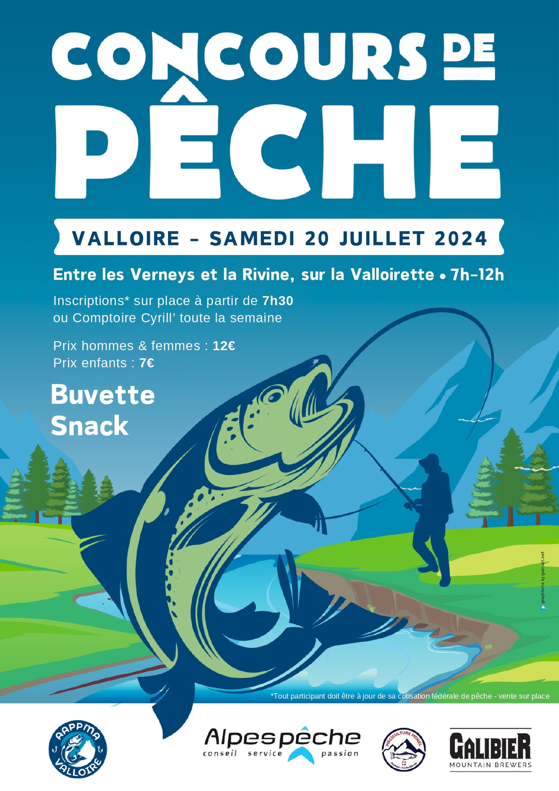 Concours de Pêche de l'AAPPMA de Valloire